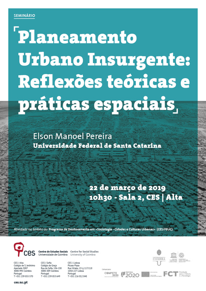 Insurgent Urban Planning: Theoretical Reflections and Spatial Practices <span id="edit_23826"><script>$(function() { $('#edit_23826').load( "/myces/user/editobj.php?tipo=evento&id=23826" ); });</script></span>