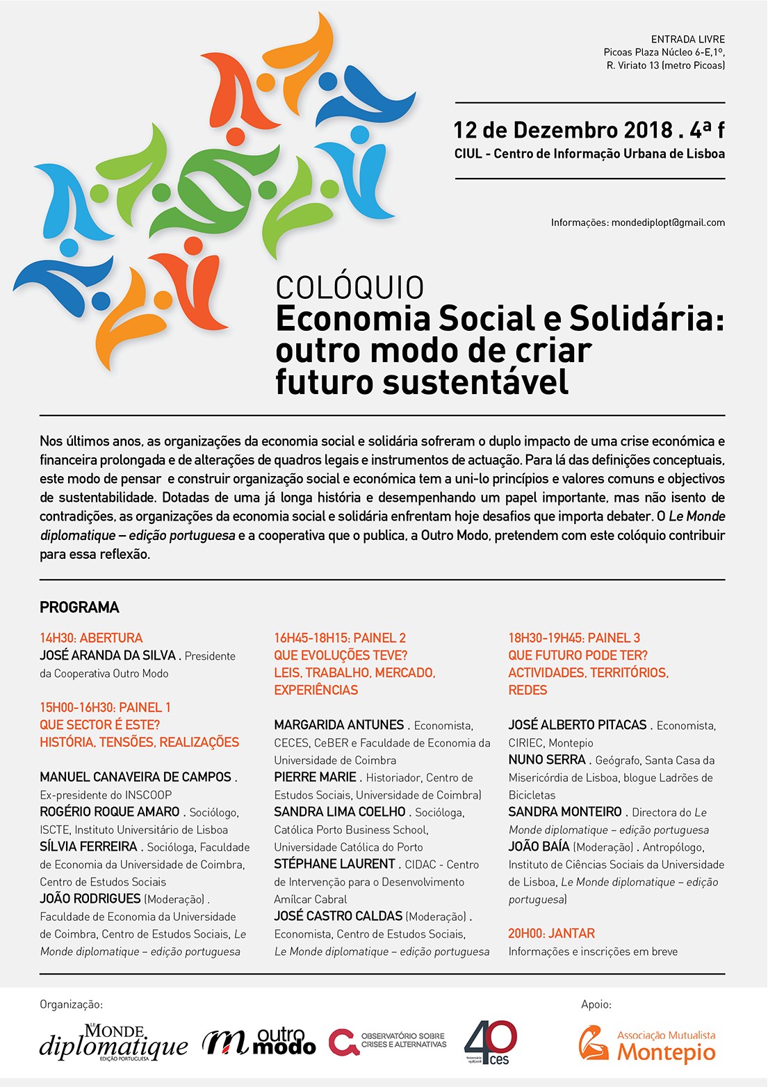 Economia Social e Solidária: outro modo de criar futuro sustentável<span id="edit_21464"><script>$(function() { $('#edit_21464').load( "/myces/user/editobj.php?tipo=evento&id=21464" ); });</script></span>