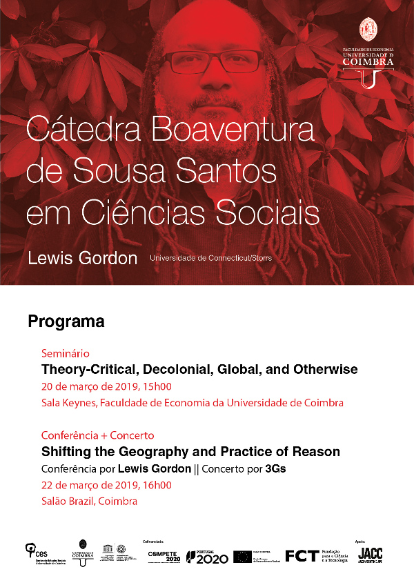 Chair Boaventura de Sousa Santos in Social Sciencies | FEUC<span id="edit_21805"><script>$(function() { $('#edit_21805').load( "/myces/user/editobj.php?tipo=evento&id=21805" ); });</script></span>