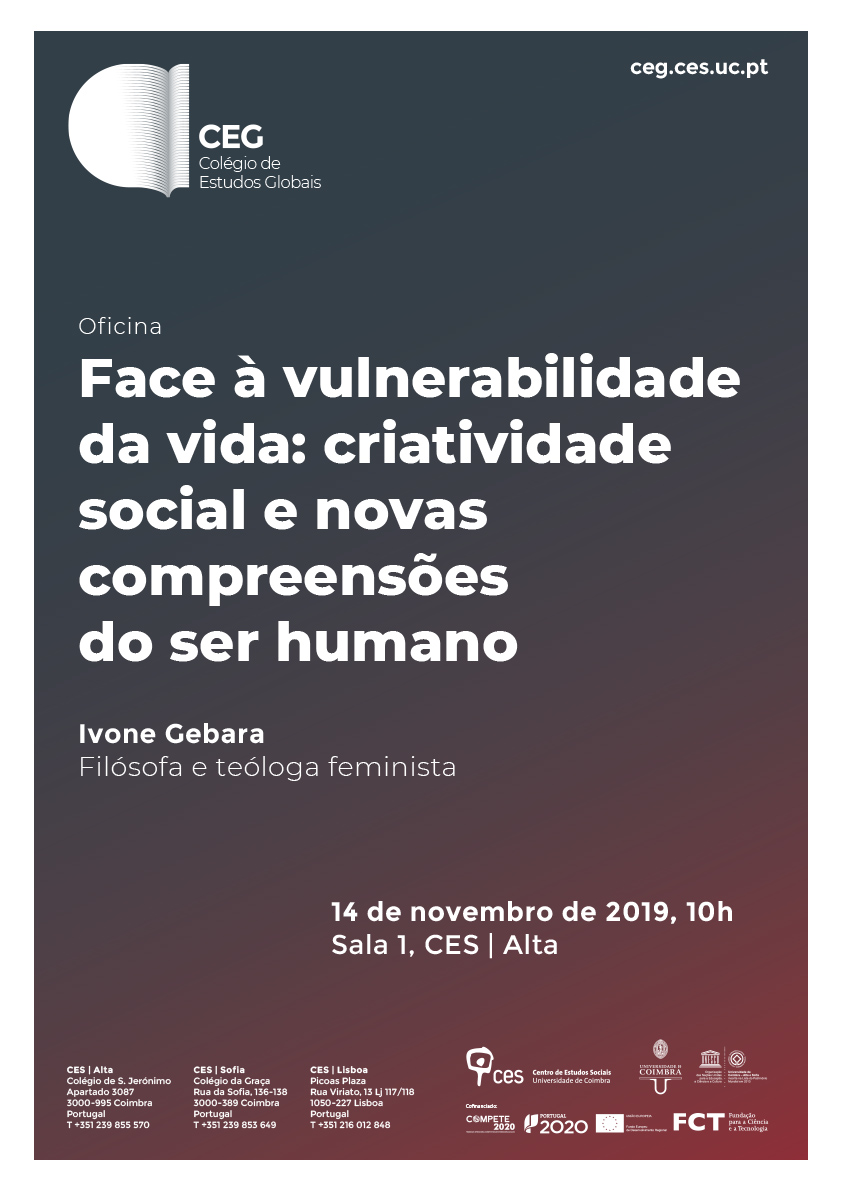 Facing the vulnerability of life: social creativity and new understandings of the human being<span id="edit_23877"><script>$(function() { $('#edit_23877').load( "/myces/user/editobj.php?tipo=evento&id=23877" ); });</script></span>