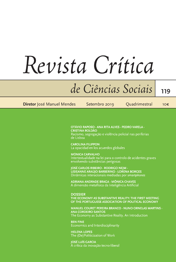Revista Crítica de Ciências Sociais #119