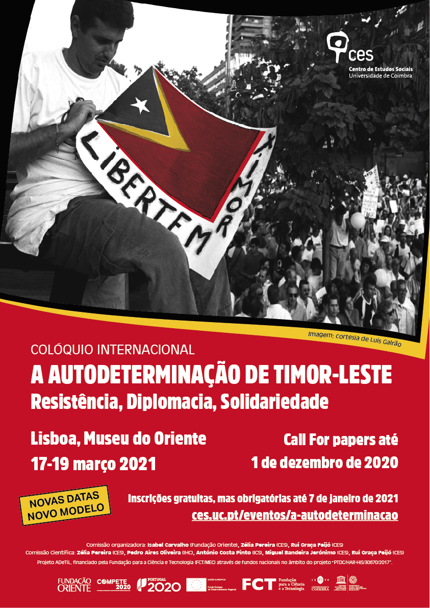 The self-determination of Timor-Leste: Resistance, Diplomacy, Solidarity<span id="edit_26640"><script>$(function() { $('#edit_26640').load( "/myces/user/editobj.php?tipo=evento&id=26640" ); });</script></span>