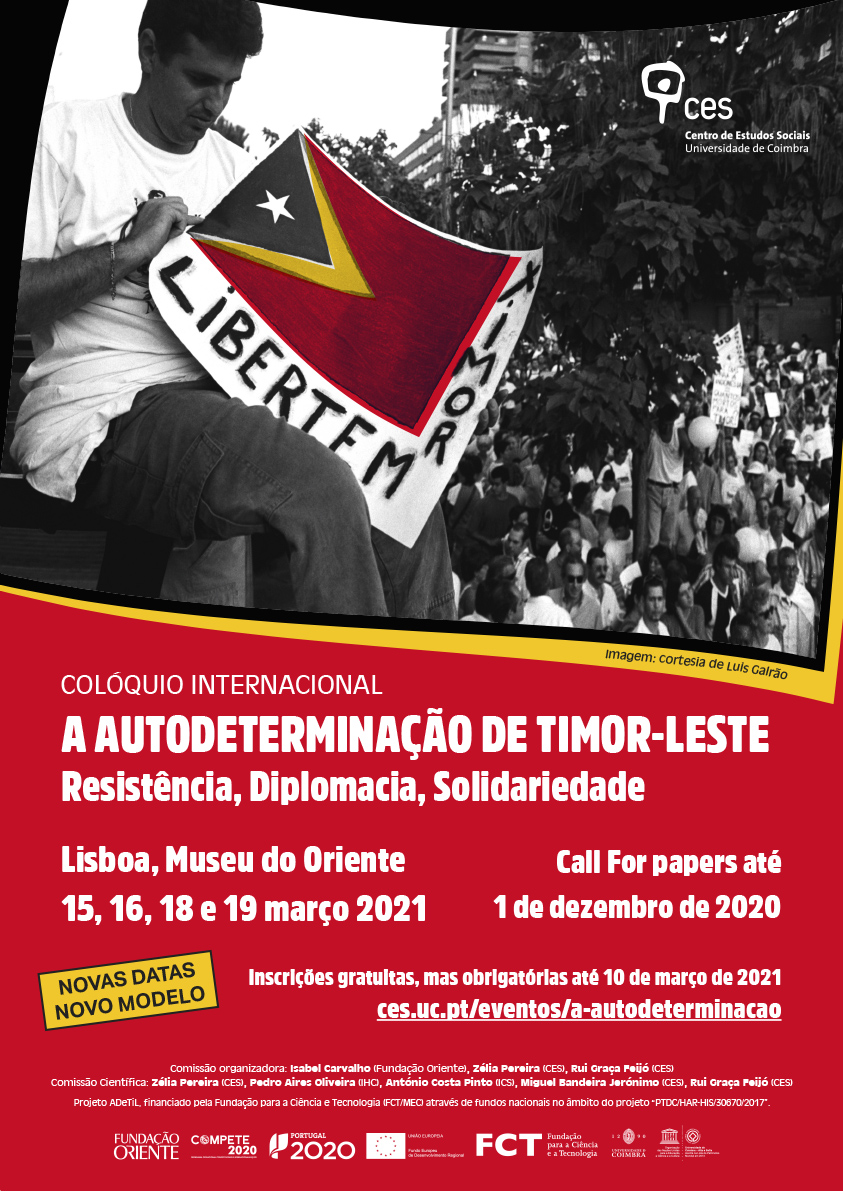 The self-determination of Timor-Leste: Resistance, Diplomacy, Solidarity<span id="edit_26640"><script>$(function() { $('#edit_26640').load( "/myces/user/editobj.php?tipo=evento&id=26640" ); });</script></span>