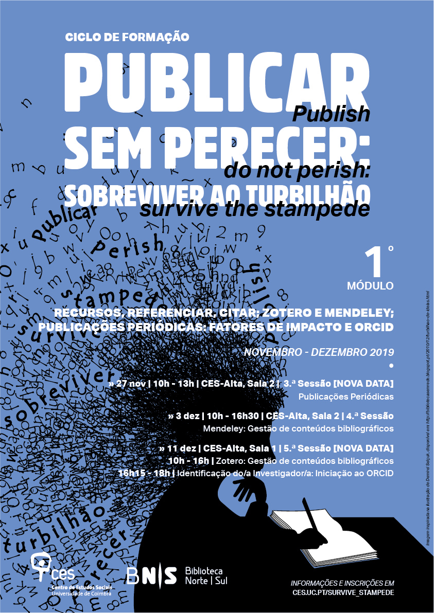 Recursos, referenciar, citar; Zotero e Mendeley; Publicações Periódicas: Fatores de Impacto; Orcid<span id="edit_26723"><script>$(function() { $('#edit_26723').load( "/myces/user/editobj.php?tipo=evento&id=26723" ); });</script></span>
