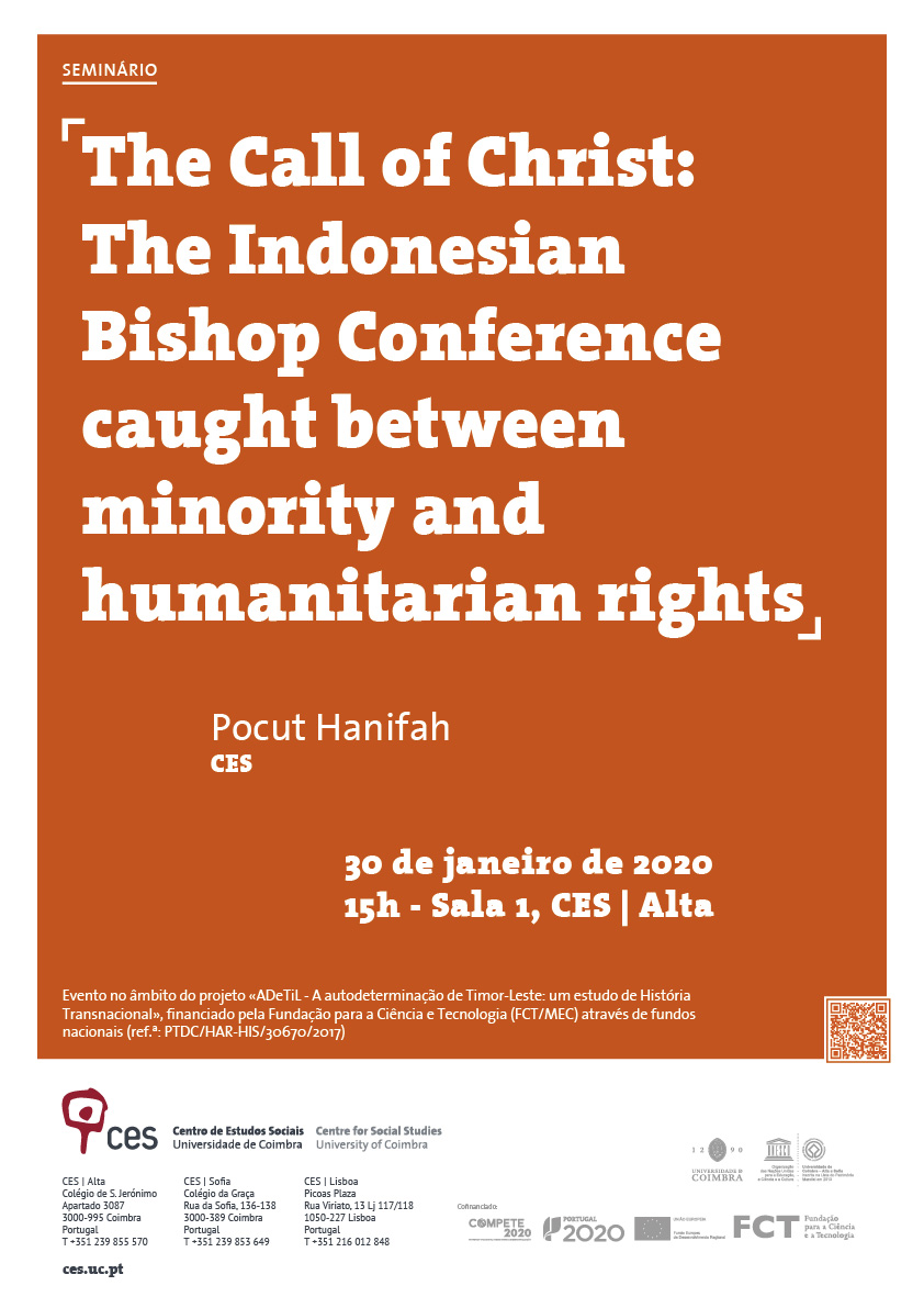 The Call of Christ: The Indonesian Bishop Conference caught between minority and humanitarian rights<span id="edit_27807"><script>$(function() { $('#edit_27807').load( "/myces/user/editobj.php?tipo=evento&id=27807" ); });</script></span>