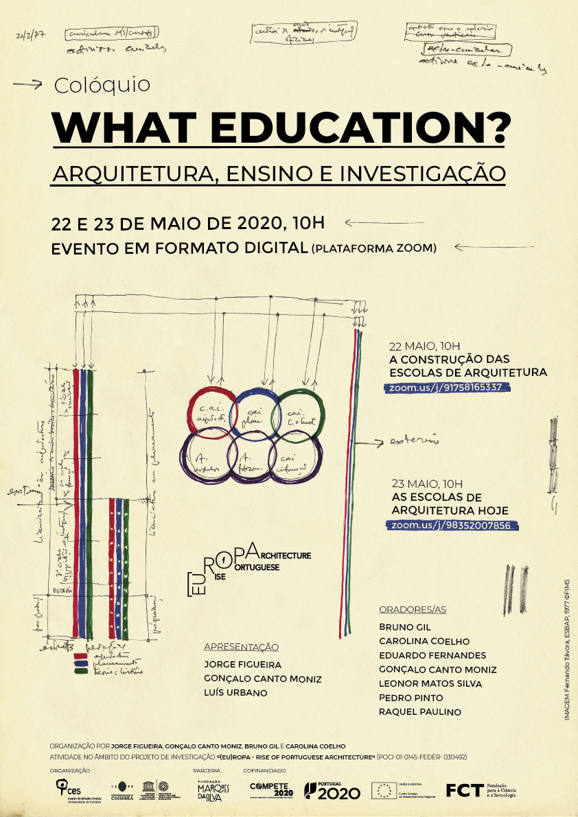 <em>What Education?</em> Arquitetura, Ensino e Investigação<span id="edit_29409"><script>$(function() { $('#edit_29409').load( "/myces/user/editobj.php?tipo=evento&id=29409" ); });</script></span>