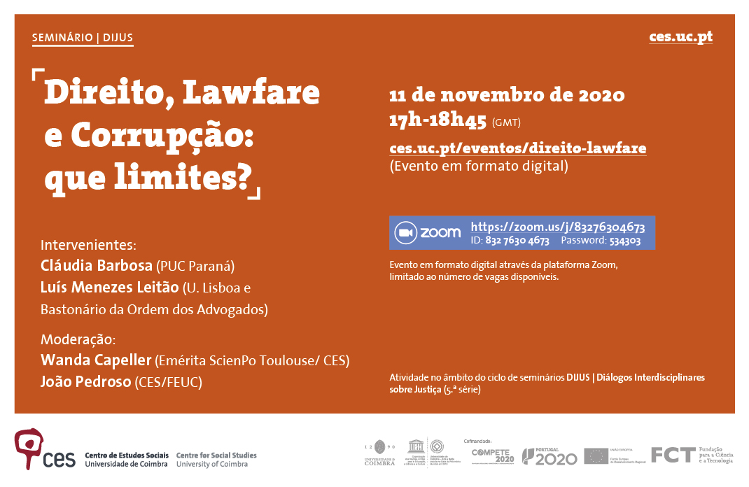 Law, Lawfare and corruption: what limits?<span id="edit_31294"><script>$(function() { $('#edit_31294').load( "/myces/user/editobj.php?tipo=evento&id=31294" ); });</script></span>