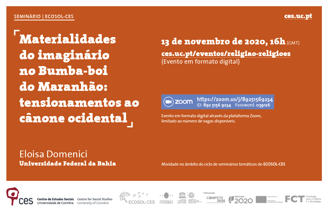 Materiality of the imaginary in the Bumba-boi do Maranhão: tensions to the western canon<span id="edit_31298"><script>$(function() { $('#edit_31298').load( "/myces/user/editobj.php?tipo=evento&id=31298" ); });</script></span>