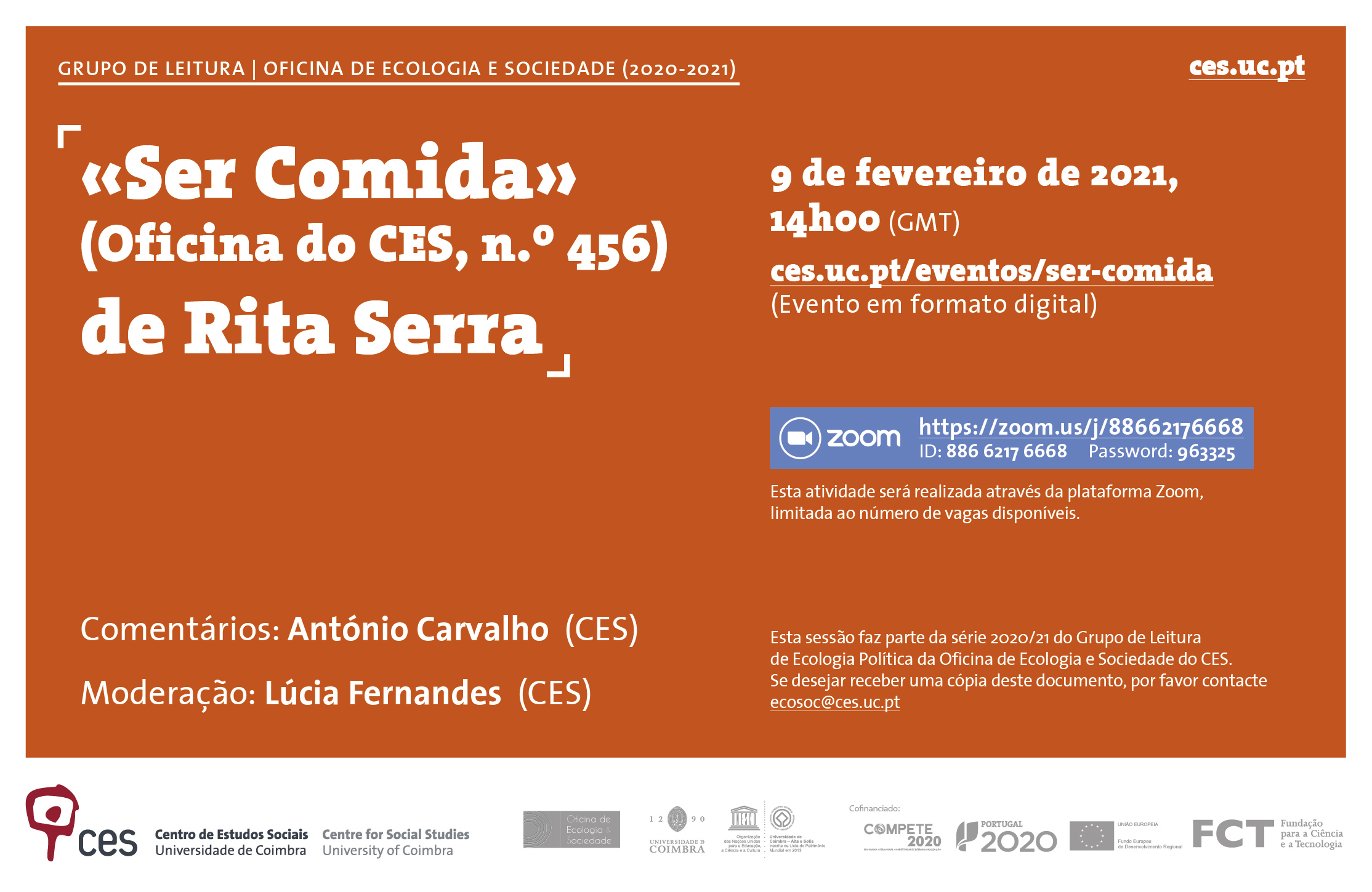 «Ser Comida» (Oficina do CES, Issue 456) by Rita Serra<span id="edit_31773"><script>$(function() { $('#edit_31773').load( "/myces/user/editobj.php?tipo=evento&id=31773" ); });</script></span>
