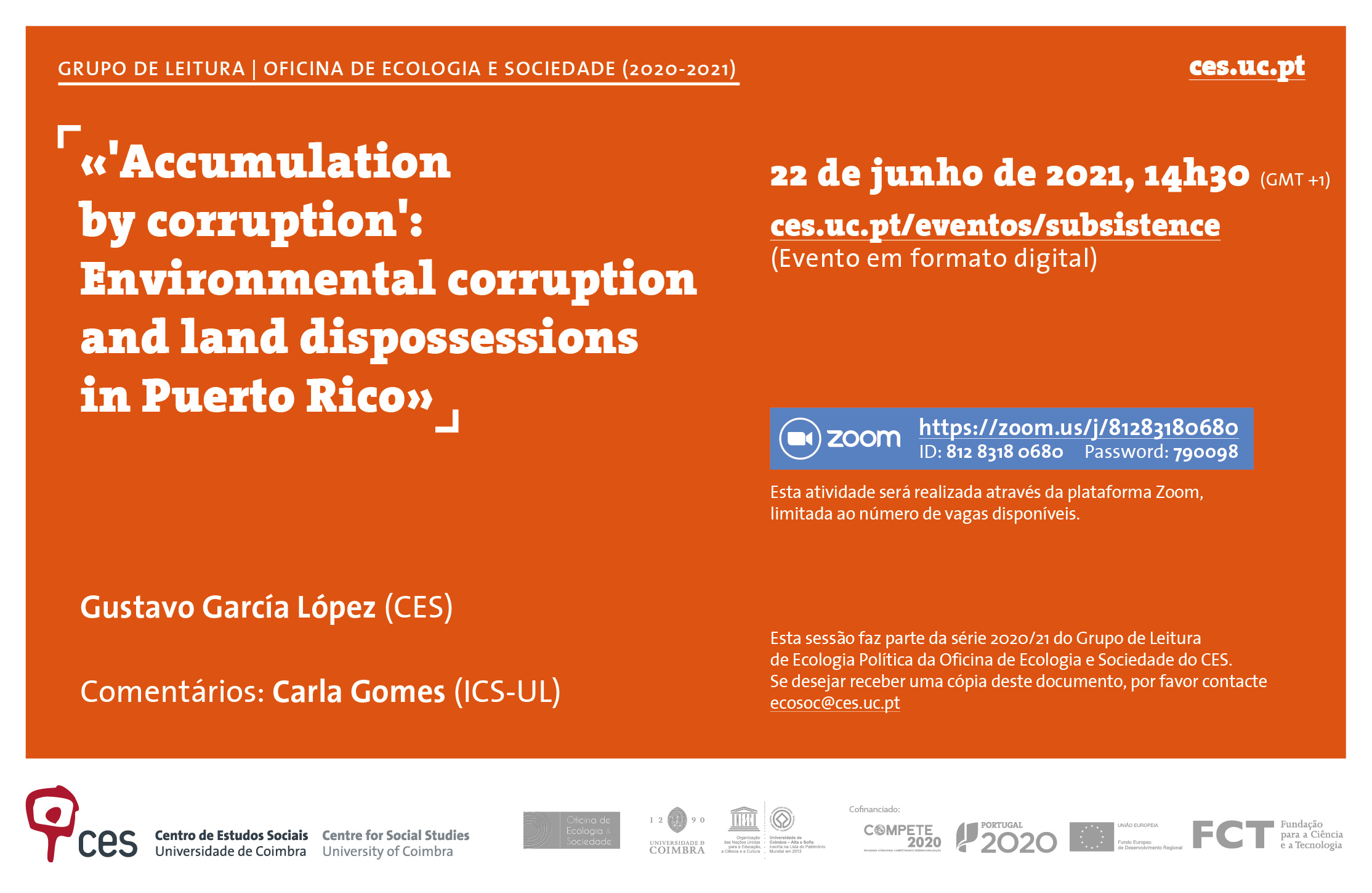 «'Accumulation by corruption': Environmental corruption and land dispossessions in Puerto Rico»<span id="edit_31785"><script>$(function() { $('#edit_31785').load( "/myces/user/editobj.php?tipo=evento&id=31785" ); });</script></span>
