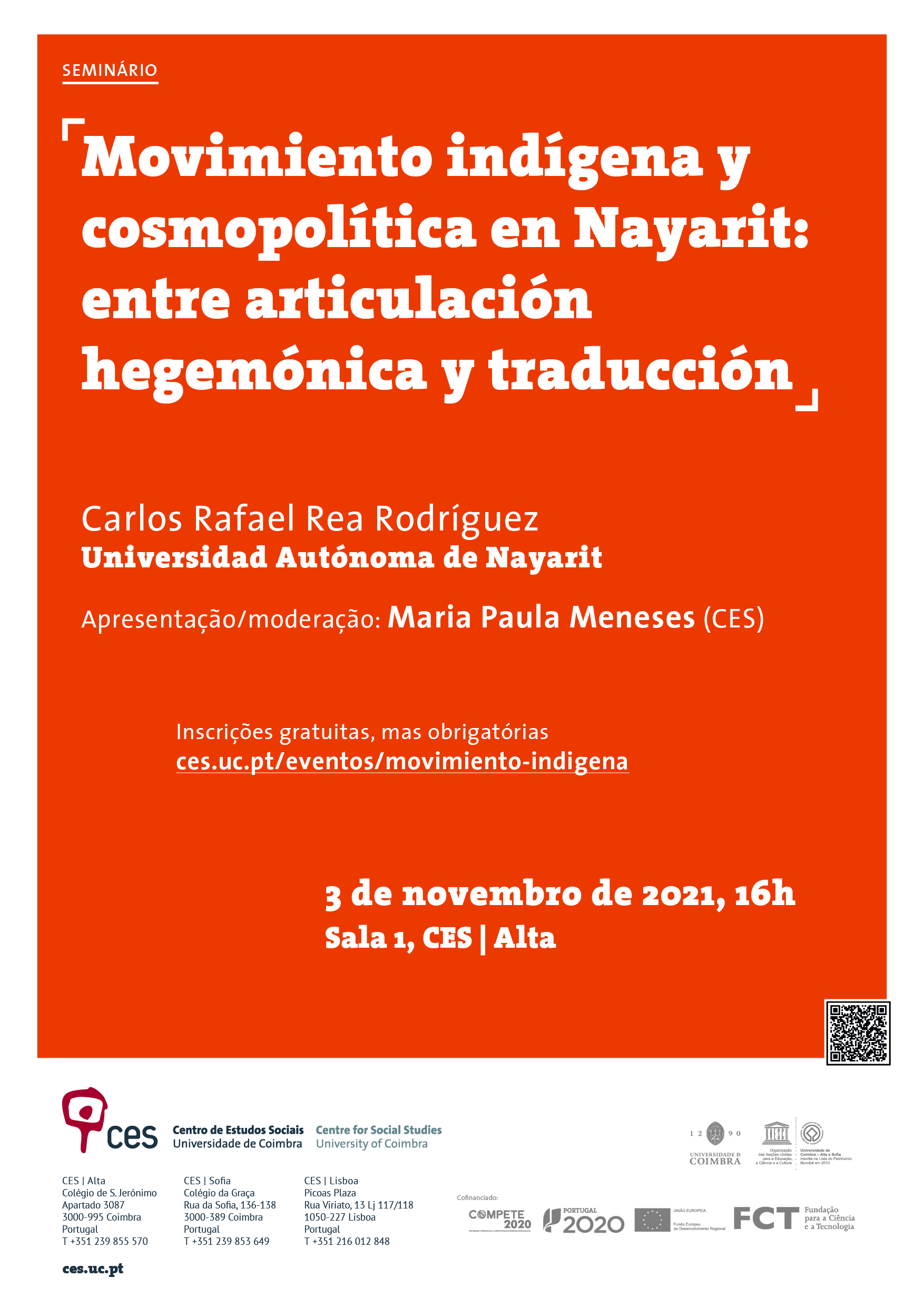 Movimiento indígena y cosmopolítica en Nayarit: entre articulación hegemónica y traducción<span id="edit_35290"><script>$(function() { $('#edit_35290').load( "/myces/user/editobj.php?tipo=evento&id=35290" ); });</script></span>