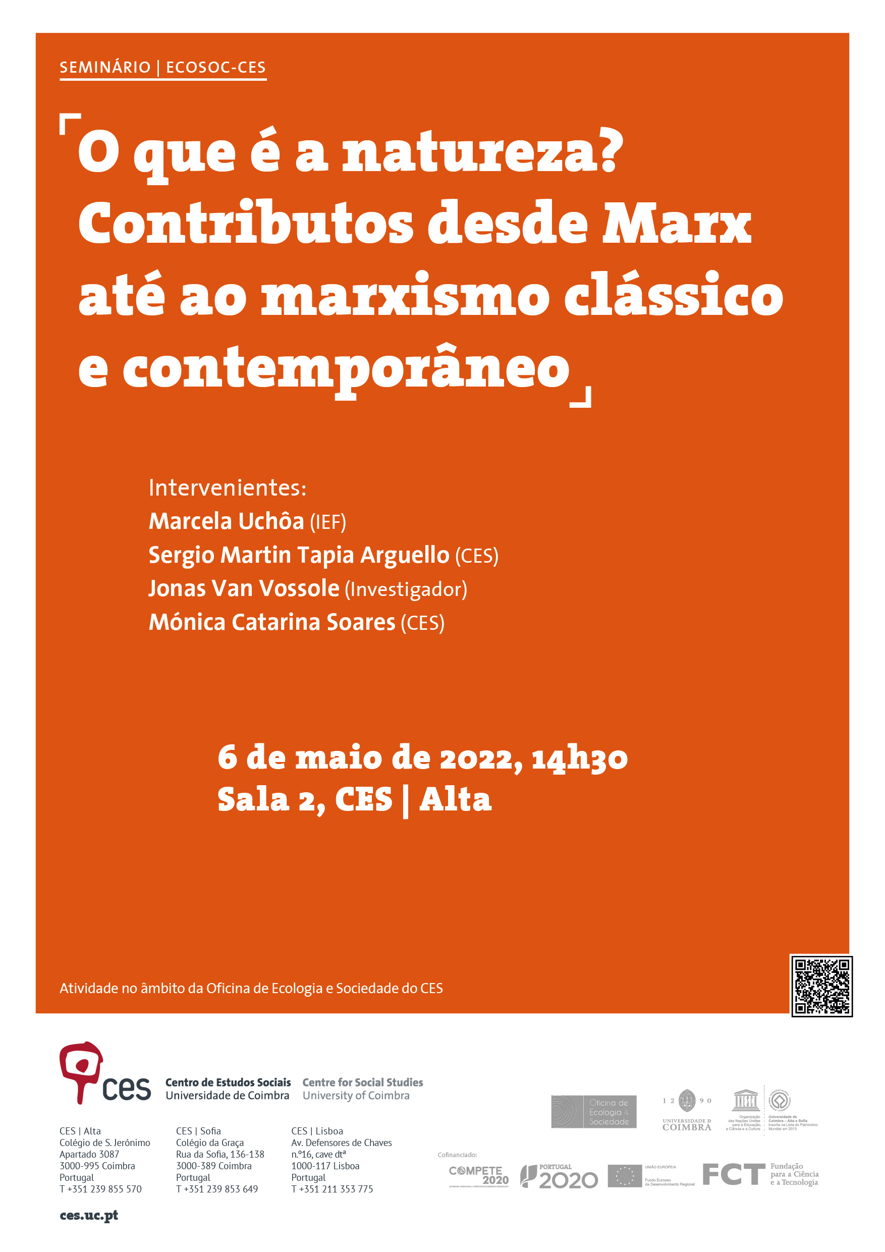 O que é a natureza? Contributos desde Marx até ao marxismo clássico e contemporâneo  <span id="edit_36041"><script>$(function() { $('#edit_36041').load( "/myces/user/editobj.php?tipo=evento&id=36041" ); });</script></span>