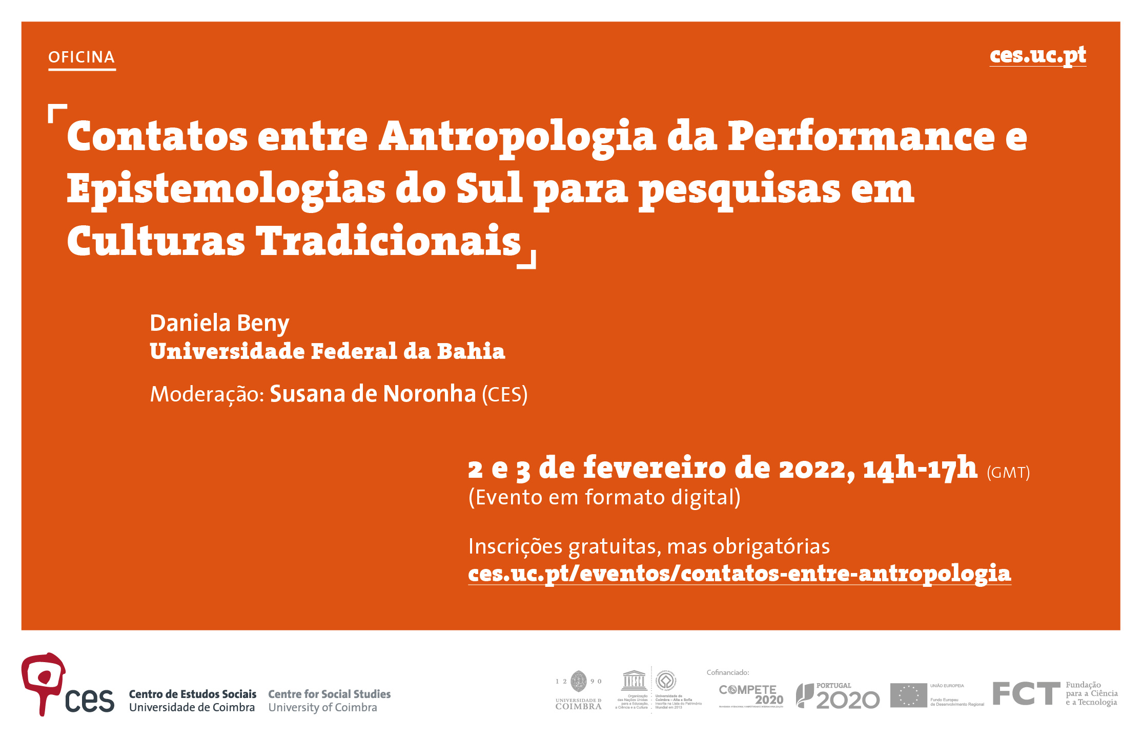 Contatos entre Antropologia da Performance e Epistemologias do Sul para pesquisas em Culturas Tradicionais<span id="edit_36251"><script>$(function() { $('#edit_36251').load( "/myces/user/editobj.php?tipo=evento&id=36251" ); });</script></span>