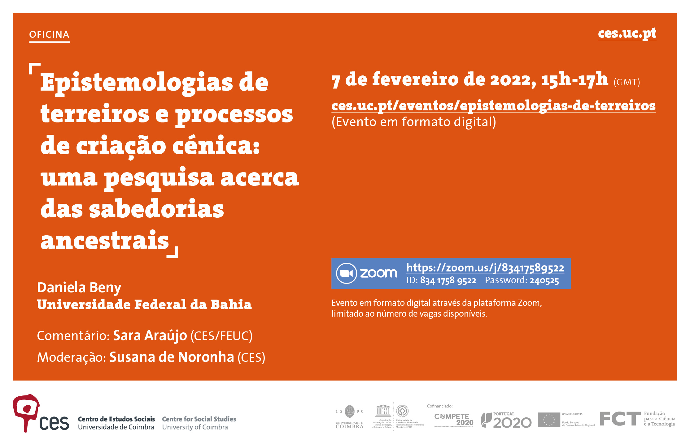 Epistemologias de terreiros e processos de criação cénica: uma pesquisa acerca das sabedorias ancestrais<span id="edit_36256"><script>$(function() { $('#edit_36256').load( "/myces/user/editobj.php?tipo=evento&id=36256" ); });</script></span>