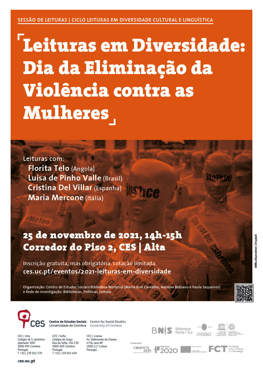 Leituras em Diversidade: Dia da Eliminação da Violência contra as Mulheres<span id="edit_36332"><script>$(function() { $('#edit_36332').load( "/myces/user/editobj.php?tipo=evento&id=36332" ); });</script></span>