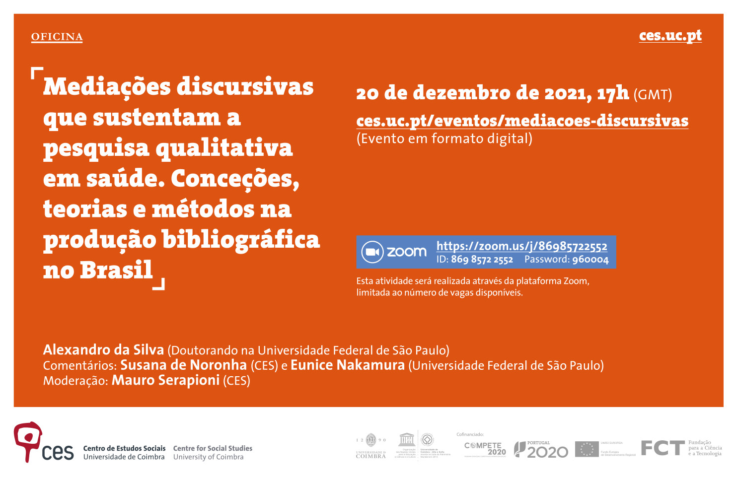 Mediações discursivas que sustentam a pesquisa qualitativa em saúde. Conceções, teorias e métodos na produção bibliográfica no Brasil<span id="edit_36344"><script>$(function() { $('#edit_36344').load( "/myces/user/editobj.php?tipo=evento&id=36344" ); });</script></span>