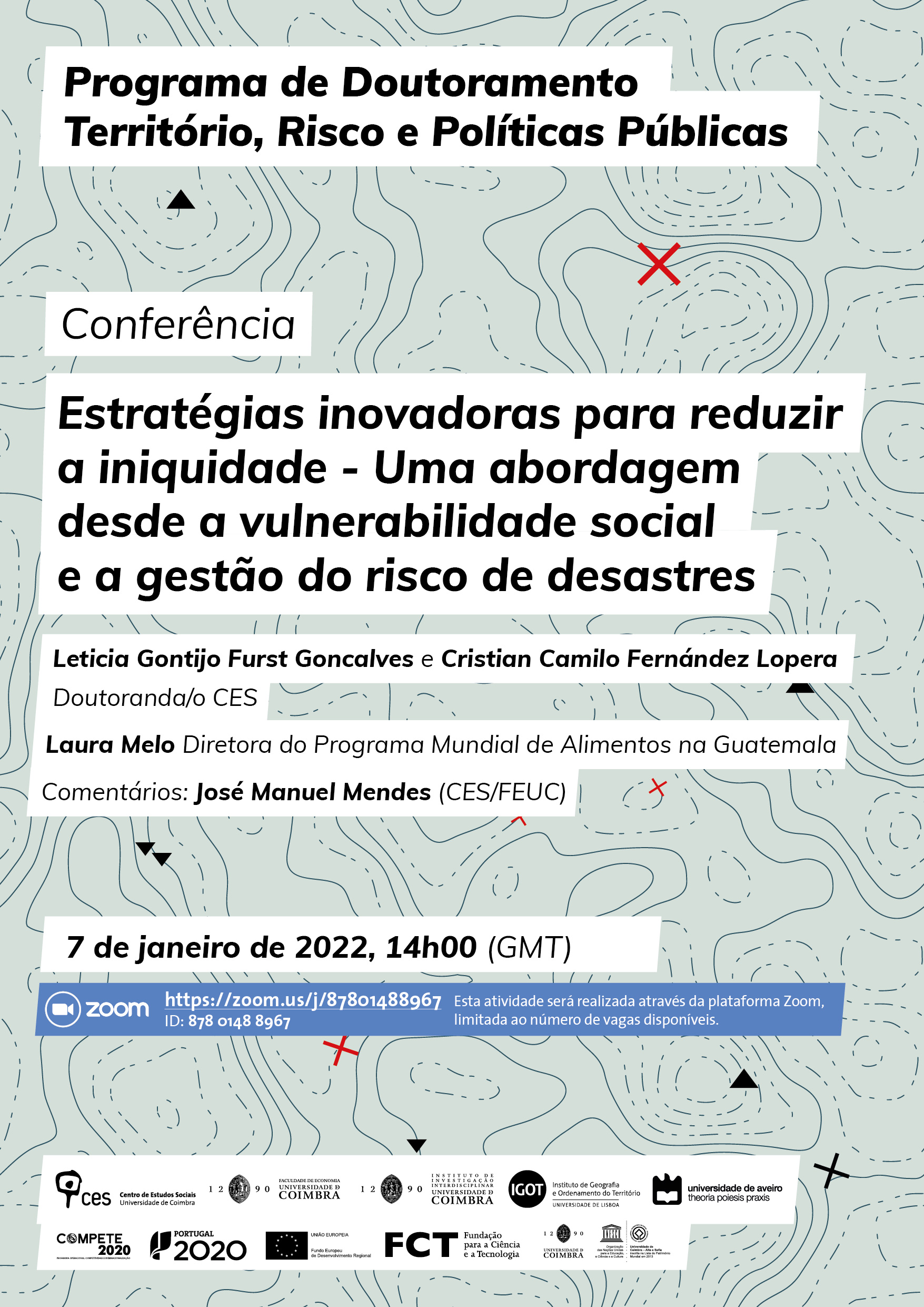 Estratégias inovadoras para reduzir a iniquidade - Uma abordagem desde a vulnerabilidade social e a gestão do risco de desastres <span id="edit_36692"><script>$(function() { $('#edit_36692').load( "/myces/user/editobj.php?tipo=evento&id=36692" ); });</script></span>