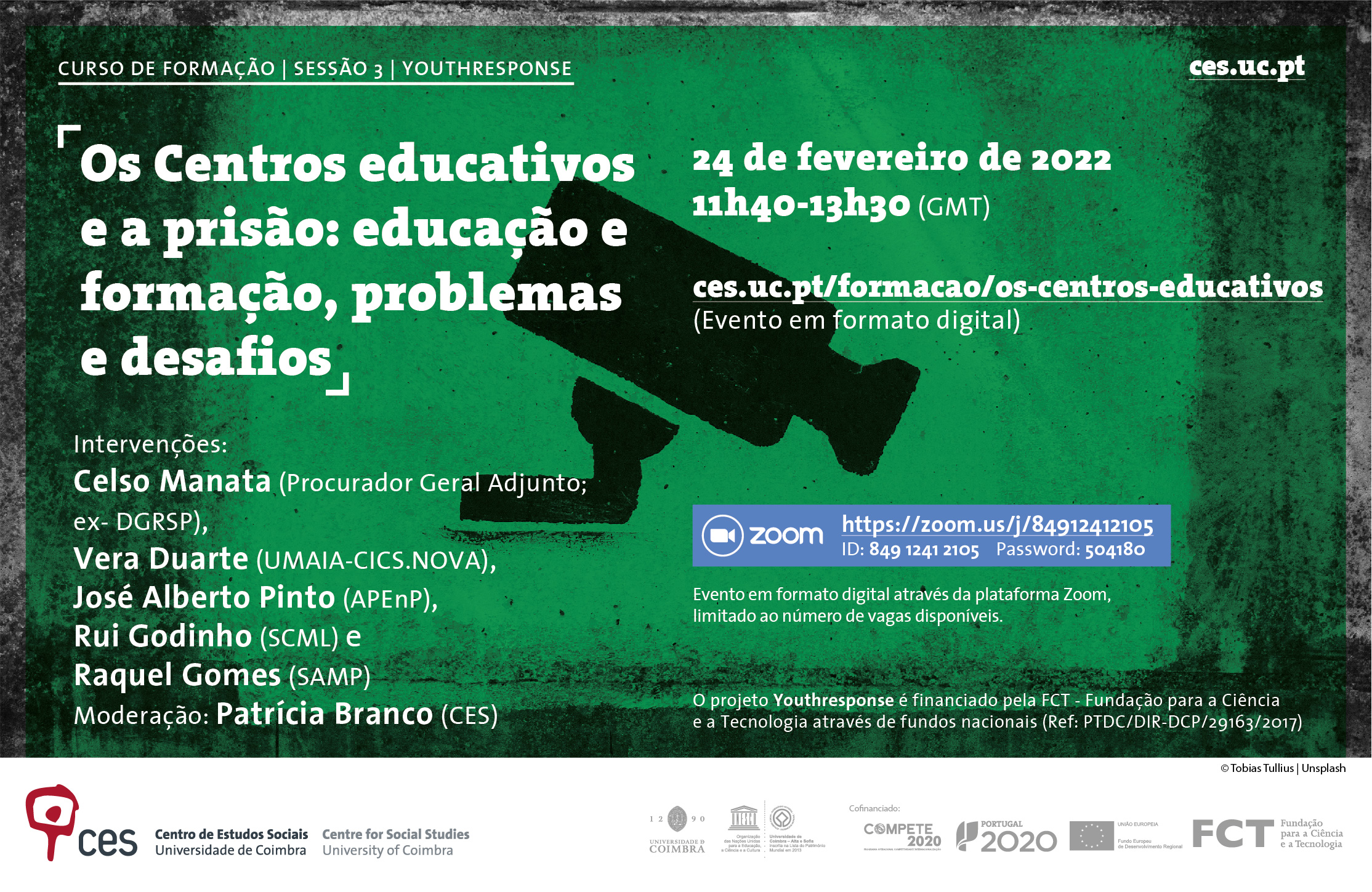 Os Centros educativos e a prisão: educação e formação, problemas e desafios<span id="edit_36851"><script>$(function() { $('#edit_36851').load( "/myces/user/editobj.php?tipo=evento&id=36851" ); });</script></span>