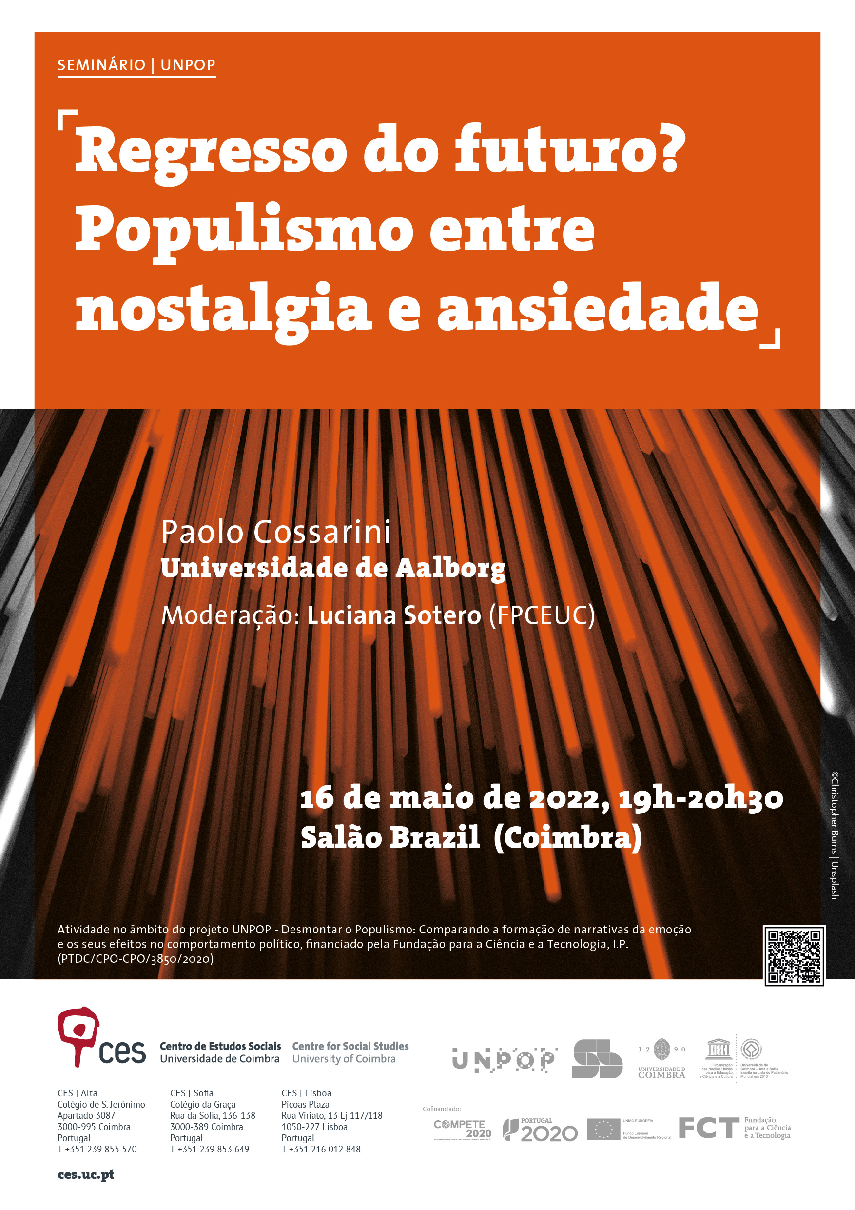 Back to the future? Populism between nostalgia and anxiety <span id="edit_38014"><script>$(function() { $('#edit_38014').load( "/myces/user/editobj.php?tipo=evento&id=38014" ); });</script></span>