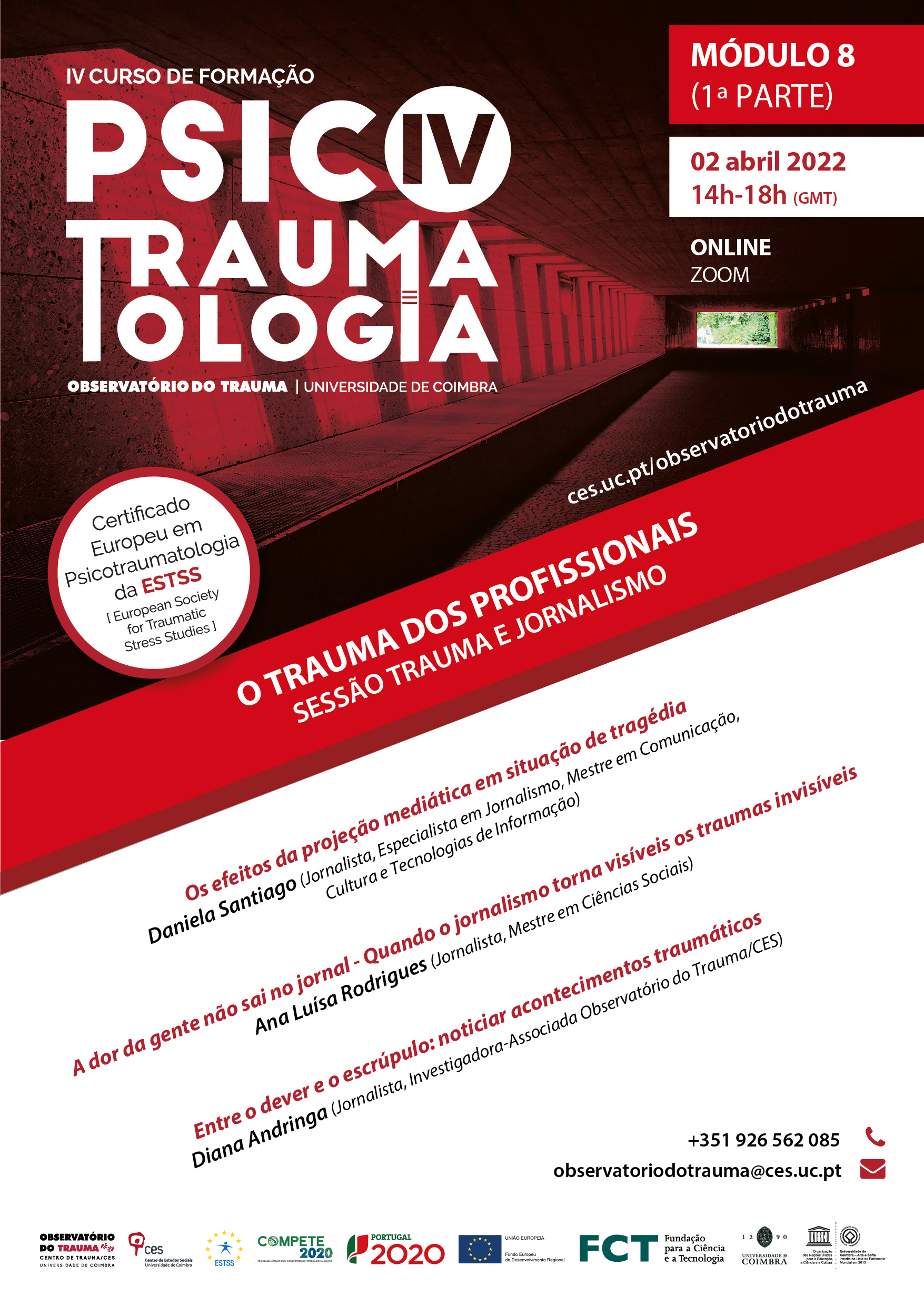 O Trauma dos Profissionais (1.ª parte)<span id="edit_38097"><script>$(function() { $('#edit_38097').load( "/myces/user/editobj.php?tipo=evento&id=38097" ); });</script></span>