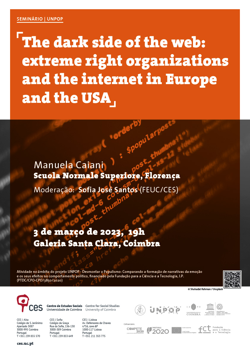 The dark side of the web: extreme right organizations and the internet in Europe and the USA<span id="edit_41524"><script>$(function() { $('#edit_41524').load( "/myces/user/editobj.php?tipo=evento&id=41524" ); });</script></span>