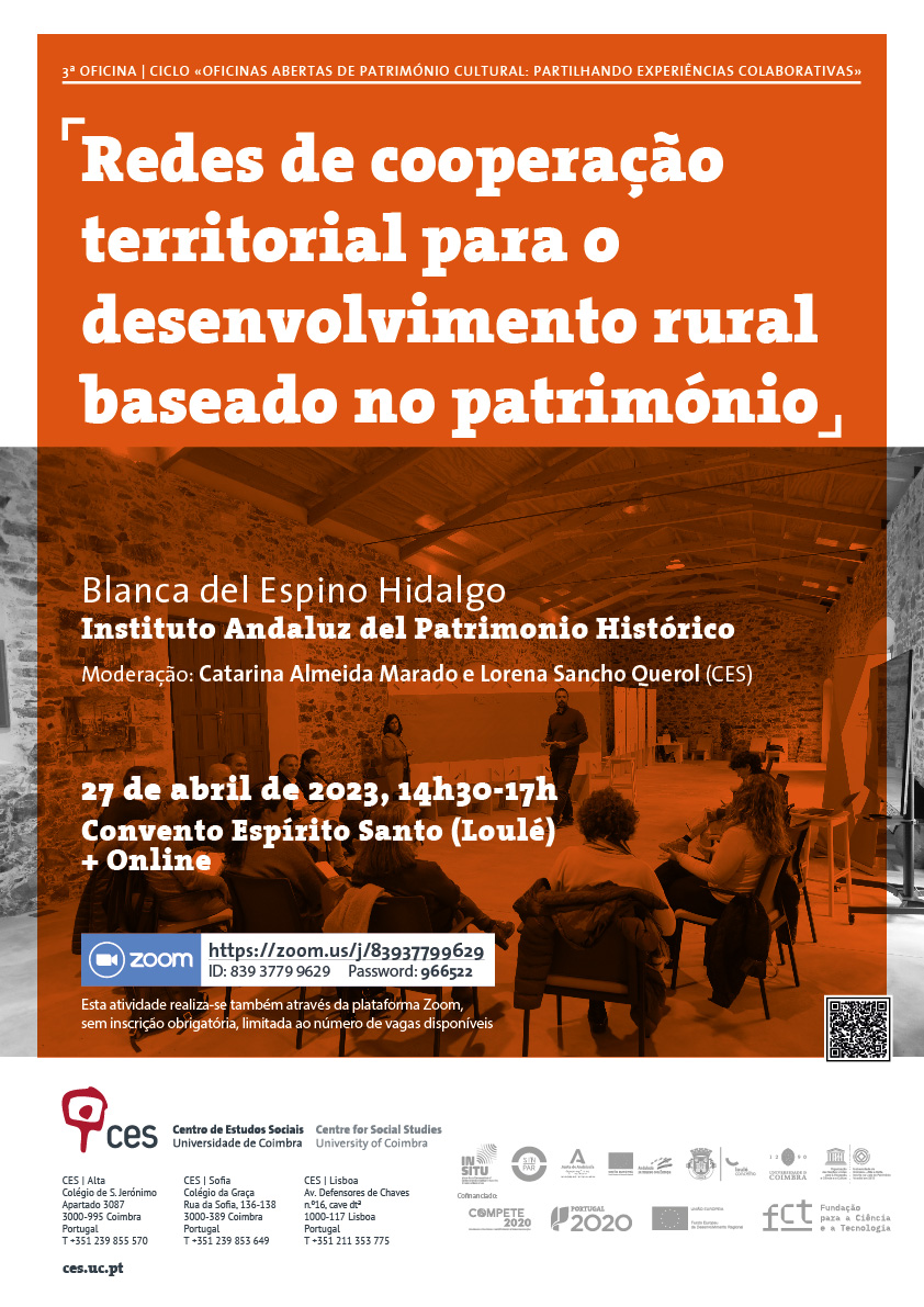 3rd WORKSHOP | Territorial cooperation networks for heritage-based rural development<span id="edit_42515"><script>$(function() { $('#edit_42515').load( "/myces/user/editobj.php?tipo=evento&id=42515" ); });</script></span>