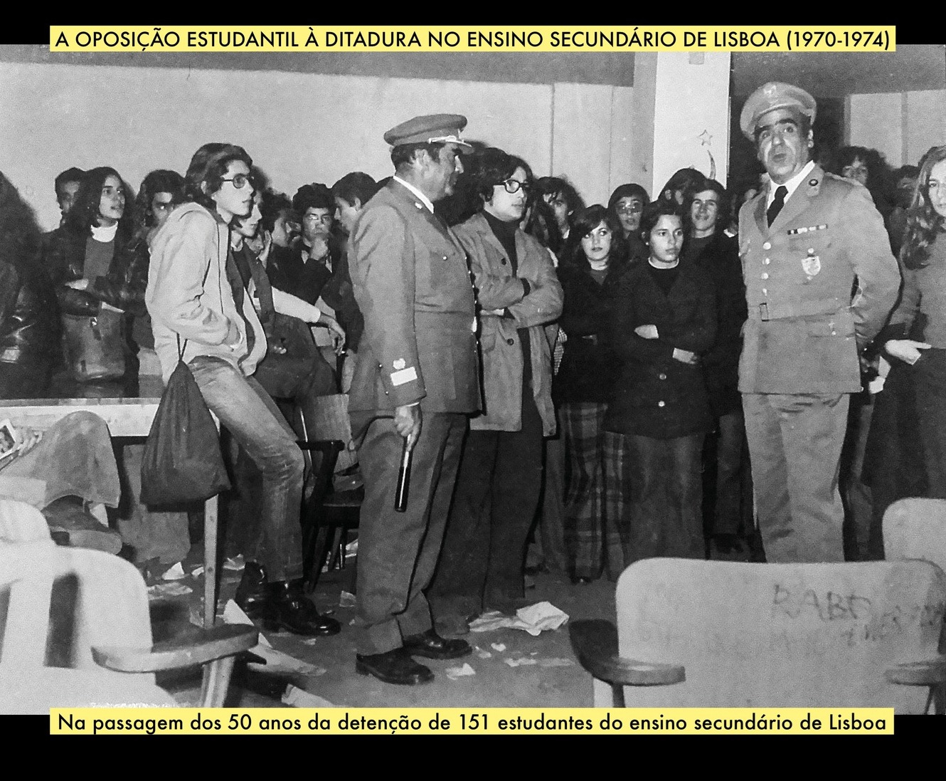 Há sempre alguém que diz não! A oposição estudantil à ditadura no ensino secundário de Lisboa (1970-1974)<span id="edit_43724"><script>$(function() { $('#edit_43724').load( "/myces/user/editobj.php?tipo=evento&id=43724" ); });</script></span>