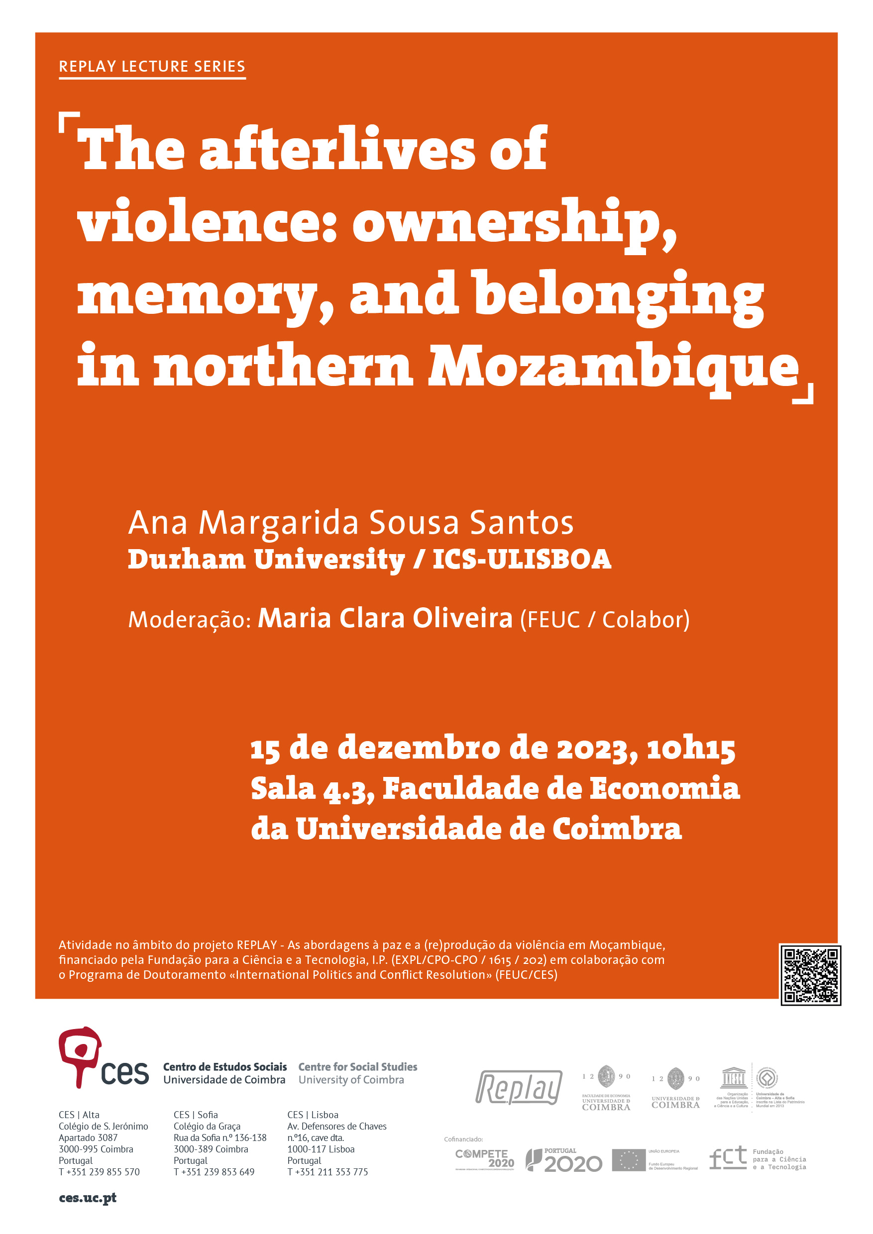 The afterlives of violence: ownership, memory, and belonging in northern Mozambique<span id="edit_44763"><script>$(function() { $('#edit_44763').load( "/myces/user/editobj.php?tipo=evento&id=44763" ); });</script></span>