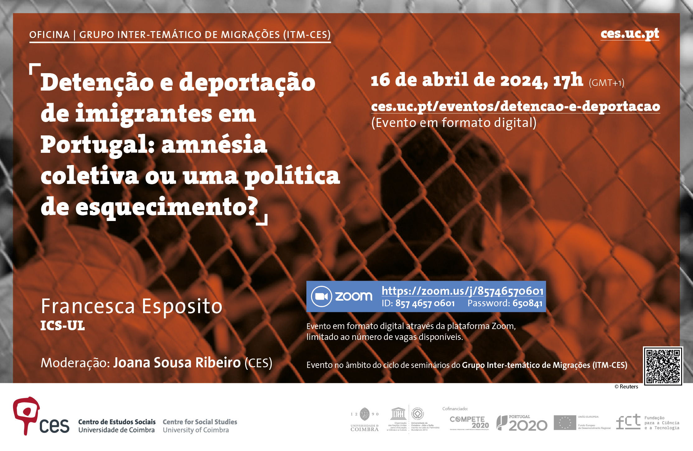 Detenção e deportação de imigrantes em Portugal: amnésia coletiva ou uma política de esquecimento?<span id="edit_45634"><script>$(function() { $('#edit_45634').load( "/myces/user/editobj.php?tipo=evento&id=45634" ); });</script></span>