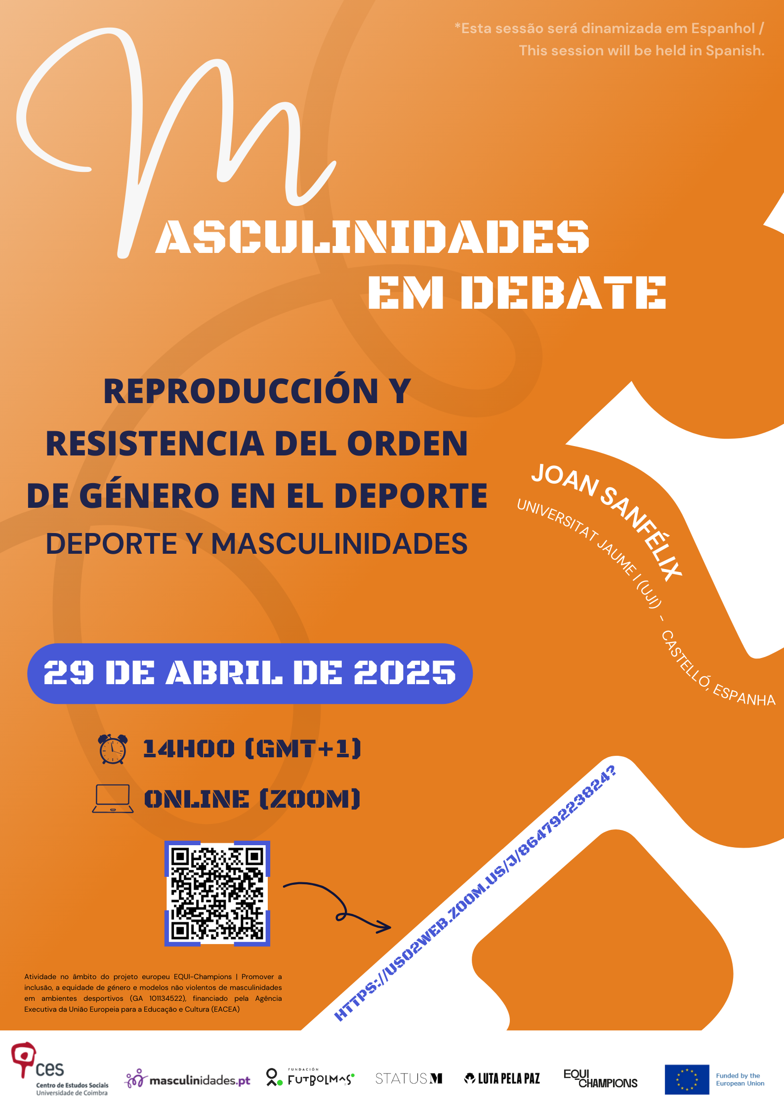 Reproduction and resistance to gender order in sport. Sport and masculinities<span id="edit_47841"><script>$(function() { $('#edit_47841').load( "/myces/user/editobj.php?tipo=evento&id=47841" ); });</script></span>