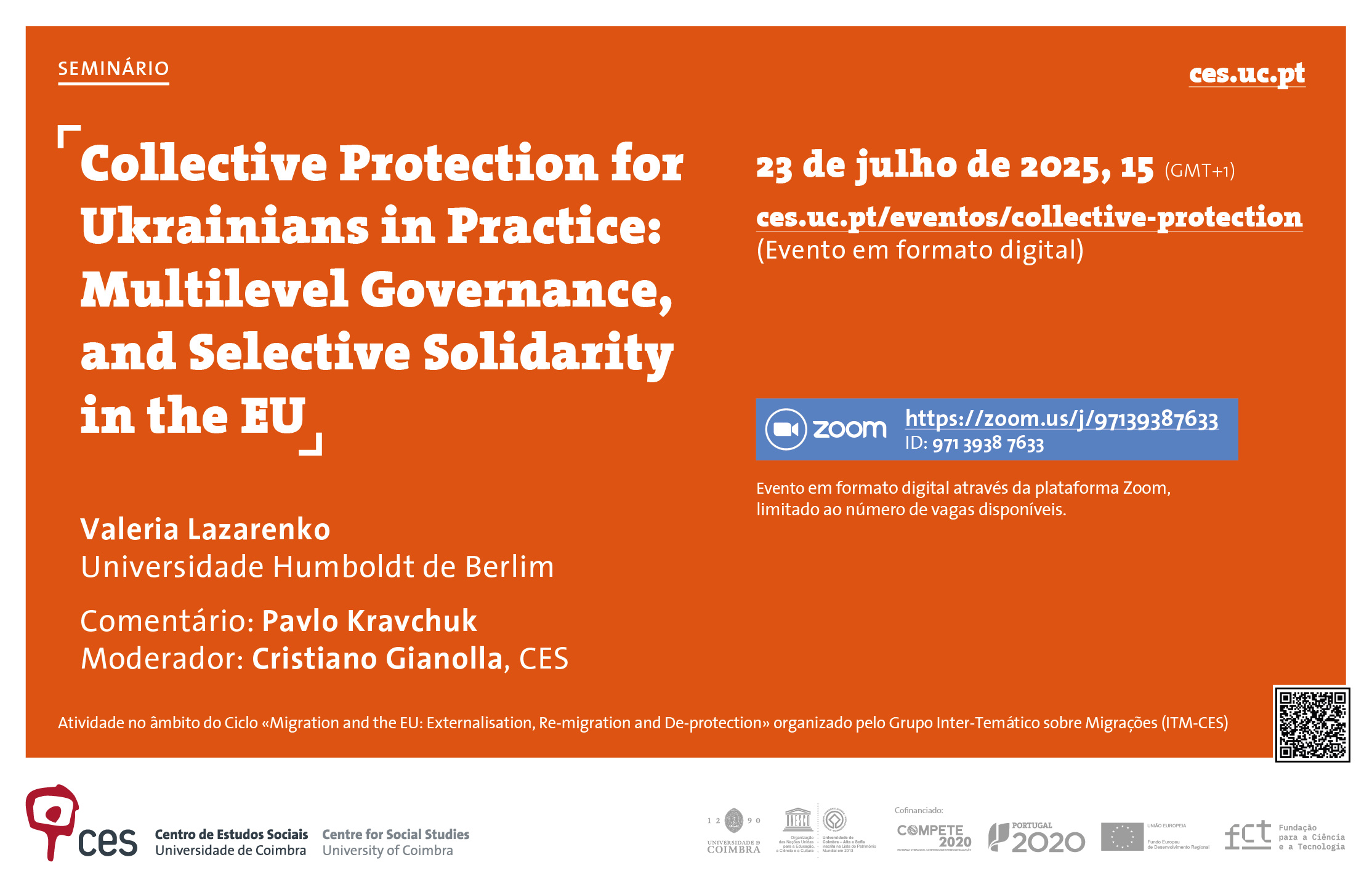 Collective Protection for Ukrainians in Practice: Multilevel Governance, and Selective Solidarity in the EU<span id="edit_48181"><script>$(function() { $('#edit_48181').load( "/myces/user/editobj.php?tipo=evento&id=48181" ); });</script></span>