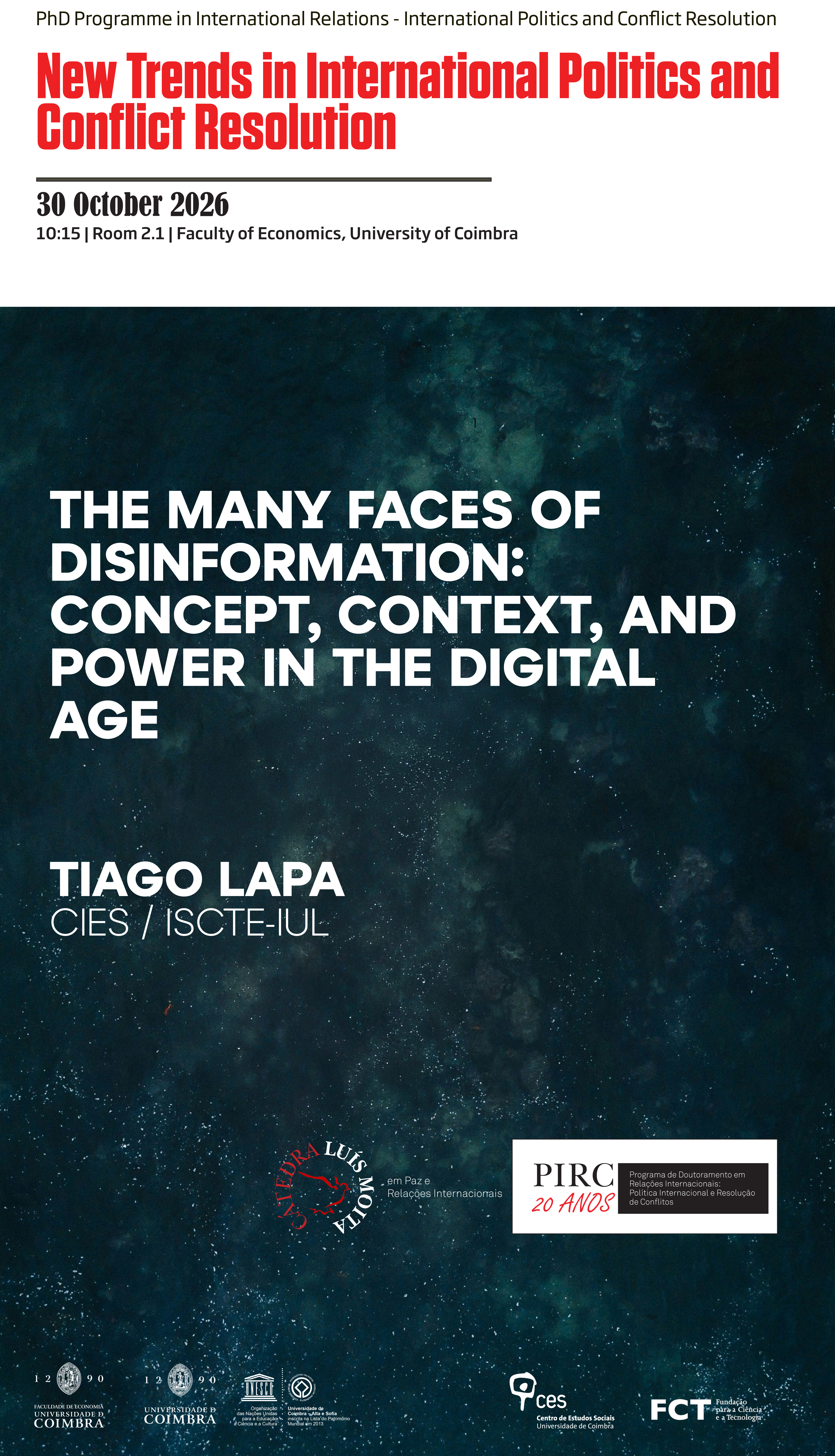 The Many Faces of Disinformation: Concept, Context, and Power in the Digital Age<span id="edit_50279"><script>$(function() { $('#edit_50279').load( "/myces/user/editobj.php?tipo=evento&id=50279" ); });</script></span>