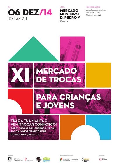 XI Mercado de Trocas para Crianças e Jovens<span id="edit_10944"><script>$(function() { $('#edit_10944').load( "/myces/user/editobj.php?tipo=evento&id=10944" ); });</script></span>