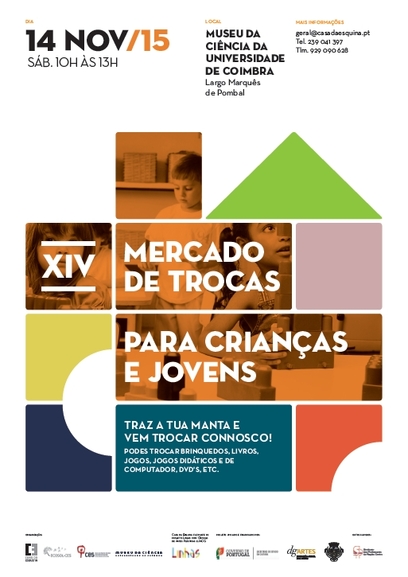 XIV Exchange Market for Children and Youth in Coimbra<span id="edit_12918"><script>$(function() { $('#edit_12918').load( "/myces/user/editobj.php?tipo=evento&id=12918" ); });</script></span>