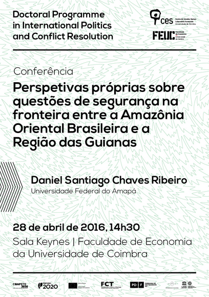 Perspectives on security issues at the border between the Brazilian Eastern Amazon Region and the Guianas<span id="edit_13382"><script>$(function() { $('#edit_13382').load( "/myces/user/editobj.php?tipo=evento&id=13382" ); });</script></span>