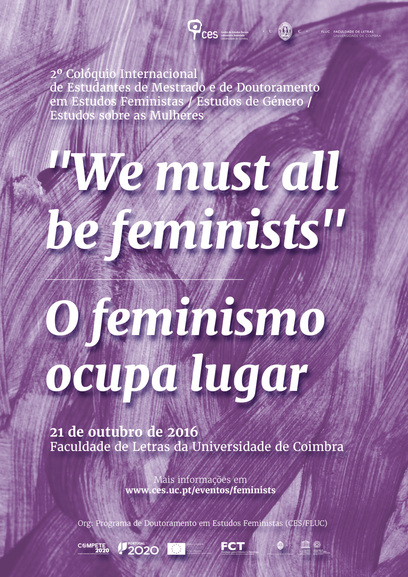 "We must all be feminists". Feminism takes up space <span id="edit_13841"><script>$(function() { $('#edit_13841').load( "/myces/user/editobj.php?tipo=evento&id=13841" ); });</script></span>