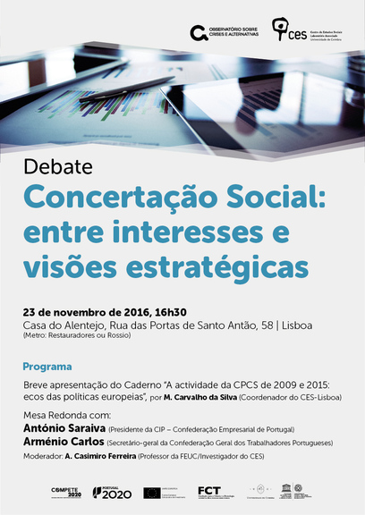 Concertação Social: entre interesses e visões estratégicas<span id="edit_14941"><script>$(function() { $('#edit_14941').load( "/myces/user/editobj.php?tipo=evento&id=14941" ); });</script></span>