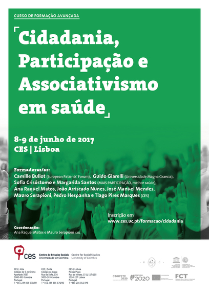 Cidadania, Participação e Associativismo em Saúde<span id="edit_16754"><script>$(function() { $('#edit_16754').load( "/myces/user/editobj.php?tipo=evento&id=16754" ); });</script></span>