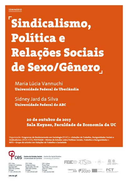 Sindicalismo, Política e Relações Sociais de Sexo/Gênero<span id="edit_18246"><script>$(function() { $('#edit_18246').load( "/myces/user/editobj.php?tipo=evento&id=18246" ); });</script></span>