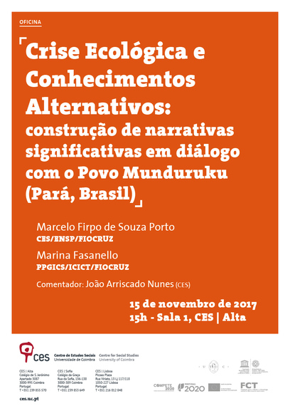 Ecological Crisis and Alternative Knowledges: an experience of intercultural dialogue with the Muduruku People (Pará, Brazil)<span id="edit_18254"><script>$(function() { $('#edit_18254').load( "/myces/user/editobj.php?tipo=evento&id=18254" ); });</script></span>