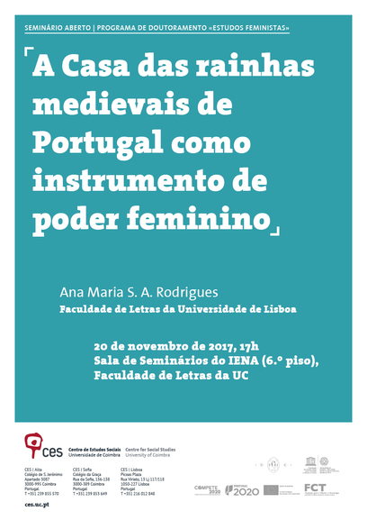 <br />
	The House of the medieval queens of Portugal as an instrument of female power<span id="edit_18500"><script>$(function() { $('#edit_18500').load( "/myces/user/editobj.php?tipo=evento&id=18500" ); });</script></span>