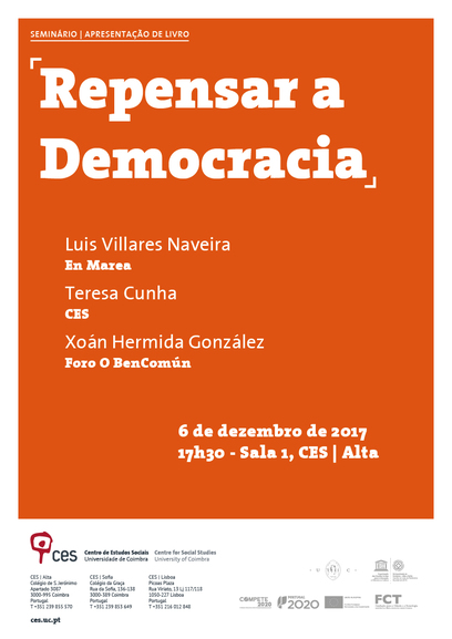  “Repensar a Democracia” <span id="edit_18574"><script>$(function() { $('#edit_18574').load( "/myces/user/editobj.php?tipo=evento&id=18574" ); });</script></span>