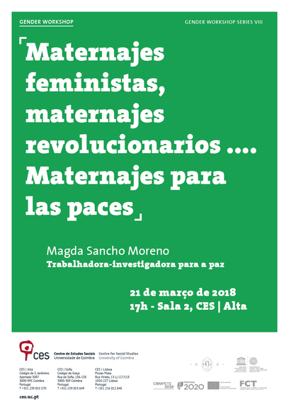 Feminist motherhoods, revolutionary motherhoods... Motherhoods for peace<span id="edit_18657"><script>$(function() { $('#edit_18657').load( "/myces/user/editobj.php?tipo=evento&id=18657" ); });</script></span>