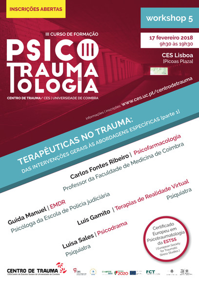 Terapêuticas no trauma: das intervenções gerais às abordagens específicas (Parte 1) <span id="edit_19116"><script>$(function() { $('#edit_19116').load( "/myces/user/editobj.php?tipo=evento&id=19116" ); });</script></span>