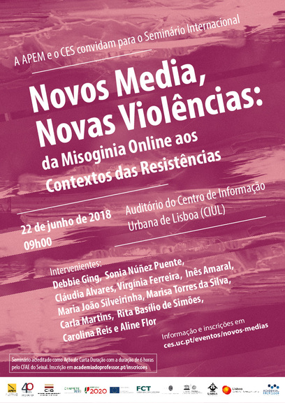 Novos Media, Novas Violências: da Misoginia Online aos Contextos das Resistências<span id="edit_19969"><script>$(function() { $('#edit_19969').load( "/myces/user/editobj.php?tipo=evento&id=19969" ); });</script></span>