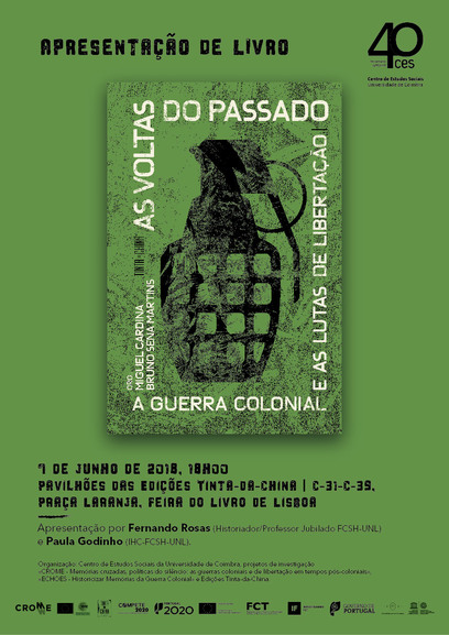 «As Voltas do Passado. A guerra colonial e as lutas de libertação». Org: Miguel Cardina e Bruno Sena Martins<span id="edit_20007"><script>$(function() { $('#edit_20007').load( "/myces/user/editobj.php?tipo=evento&id=20007" ); });</script></span>