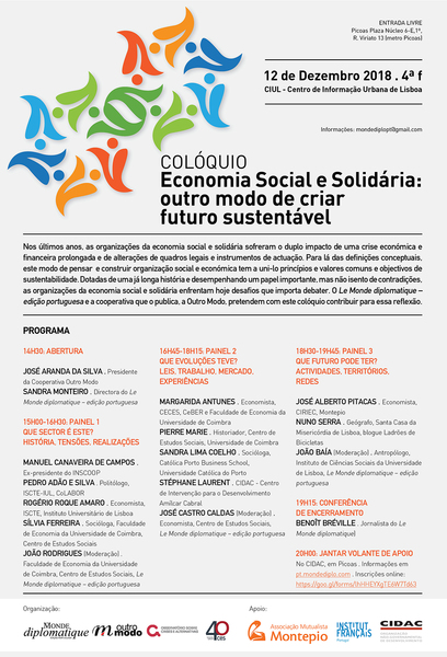 Economia Social e Solidária: outro modo de criar futuro sustentável<span id="edit_21464"><script>$(function() { $('#edit_21464').load( "/myces/user/editobj.php?tipo=evento&id=21464" ); });</script></span>