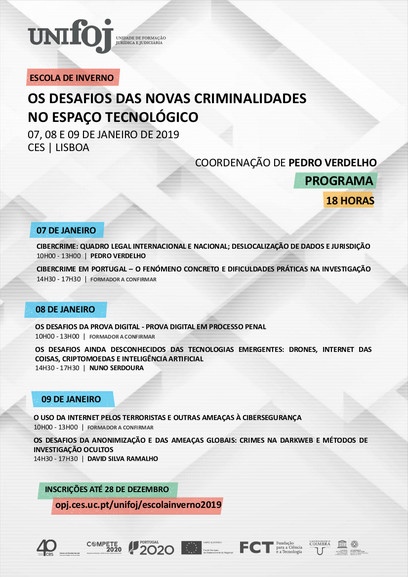 Os desafios das novas criminalidades no espaço tecnológico<span id="edit_21552"><script>$(function() { $('#edit_21552').load( "/myces/user/editobj.php?tipo=evento&id=21552" ); });</script></span>