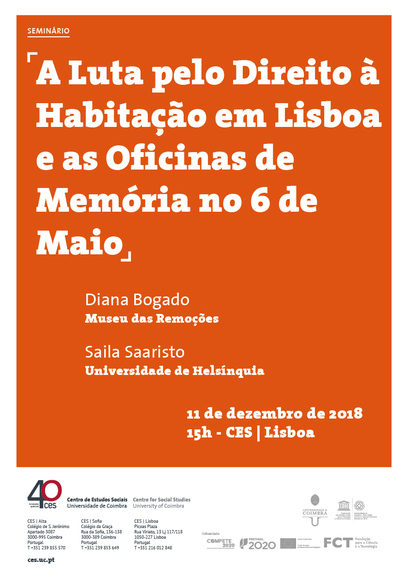 The struggle for the Right to Housing in Lisbon and Memory Workshops in the 6 de Maio borough<span id="edit_21778"><script>$(function() { $('#edit_21778').load( "/myces/user/editobj.php?tipo=evento&id=21778" ); });</script></span>