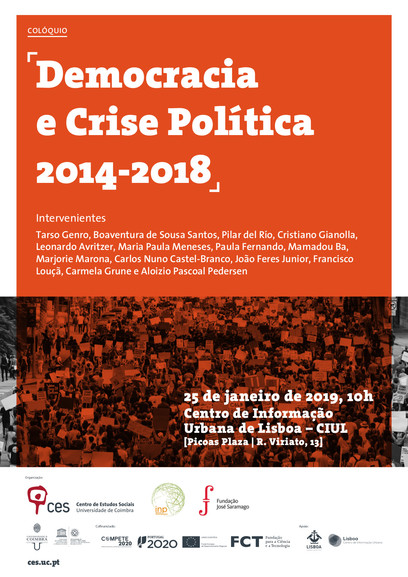 Democracy and Political Crisis in Brazil and the World - 2014-2018<span id="edit_22093"><script>$(function() { $('#edit_22093').load( "/myces/user/editobj.php?tipo=evento&id=22093" ); });</script></span>